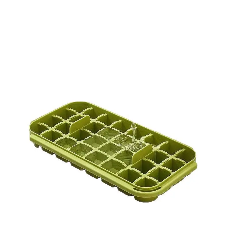 Press the Ice Tray Rectangular Ice Cube Mold Freezer Proof Quick Frozen Easy to Release Making Grinding Tool Gadget