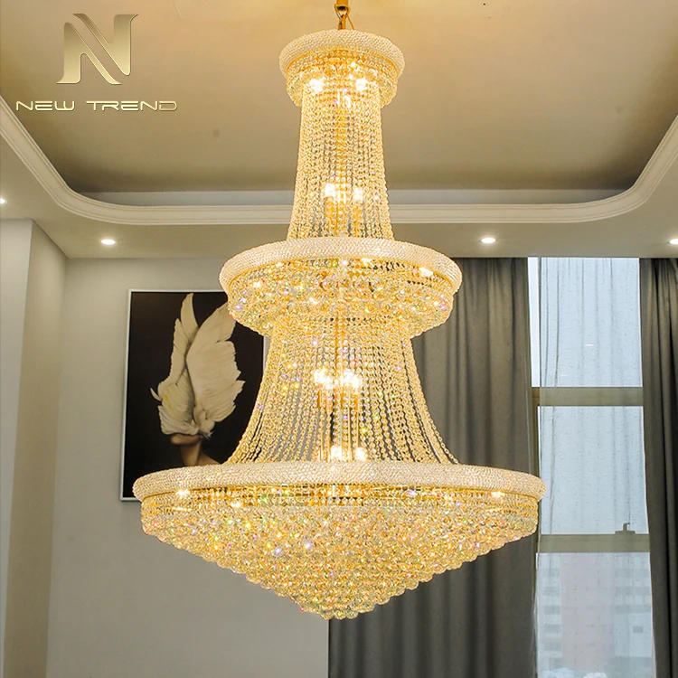 CPL-45 Modern Decoration Lighting Large Luxury Hotel Lobby Custom Crystal Chandelier