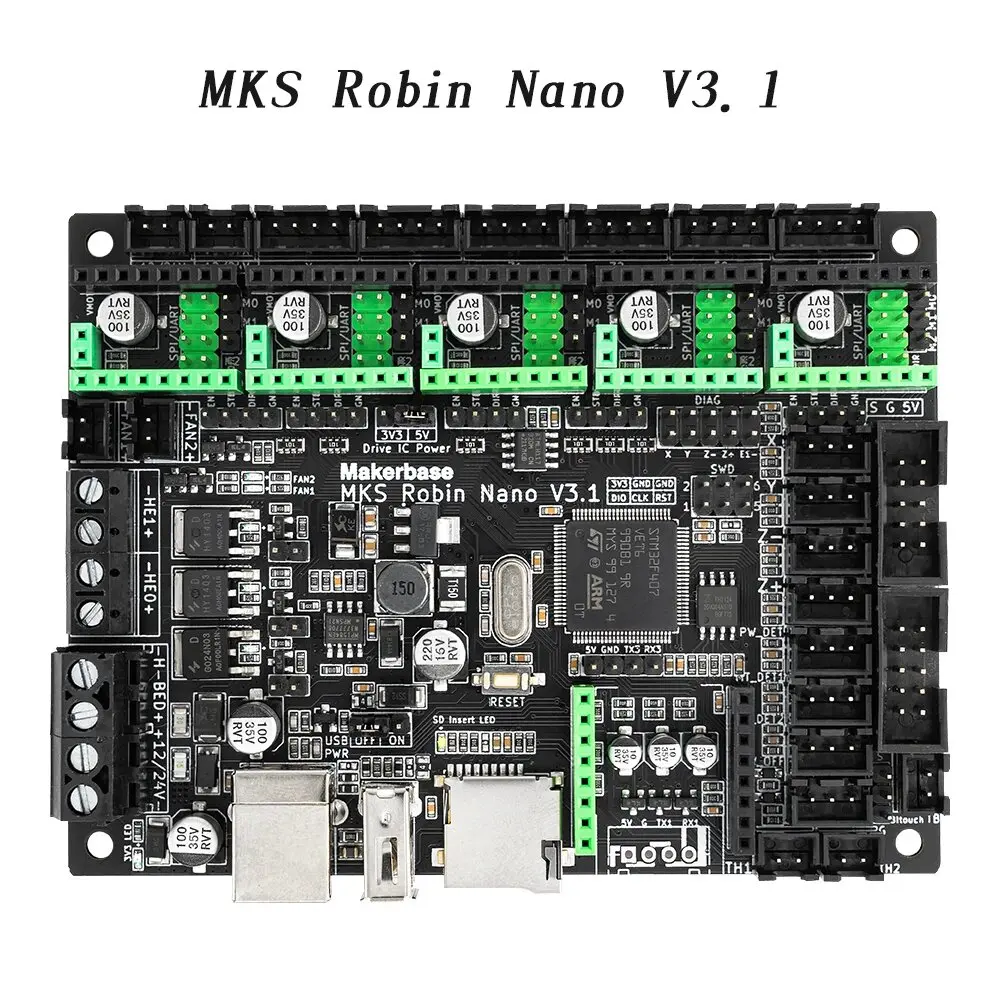 MKS Robin Nano V3.1 Eagle 32-bit Controller Motherboard with TS35 V2.0 Touch Screen Display WIFI Module Dual Z Axis TMC2209