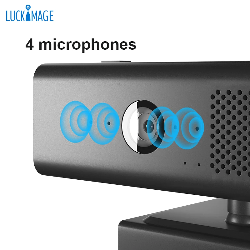 Luckimage live broadcast system full hd 1080p веб-камера для видеоконференции usb веб-камера с динамиком и микрофоном
