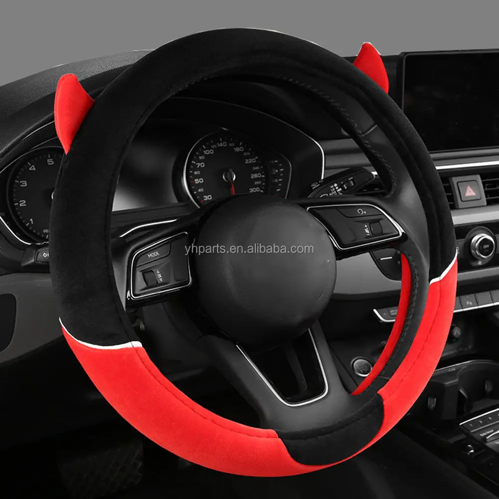 Coprivolante auto fiore viola accessori 45 pollici traspiranti, antiscivolo decorazione auto, adatto per la maggior parte delle auto