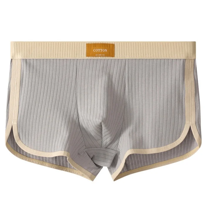 Men's Comfortable Breathable Boxer Briefs Underwear for Spring Summer Autumn Winter