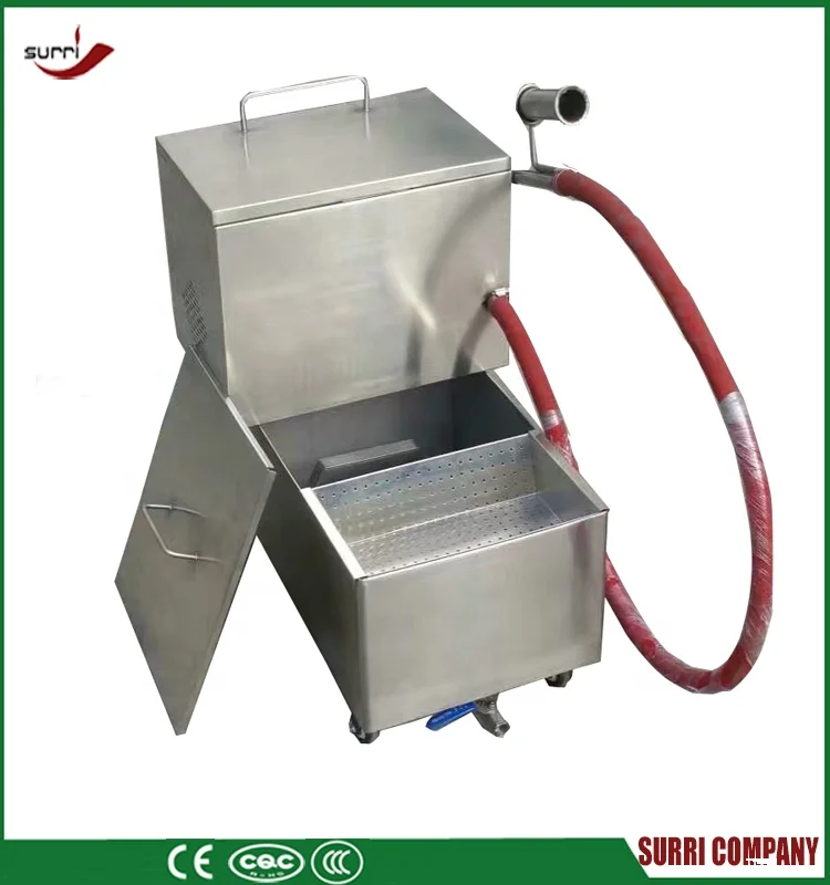 Portable Fry Oil Filtering carts / caddys