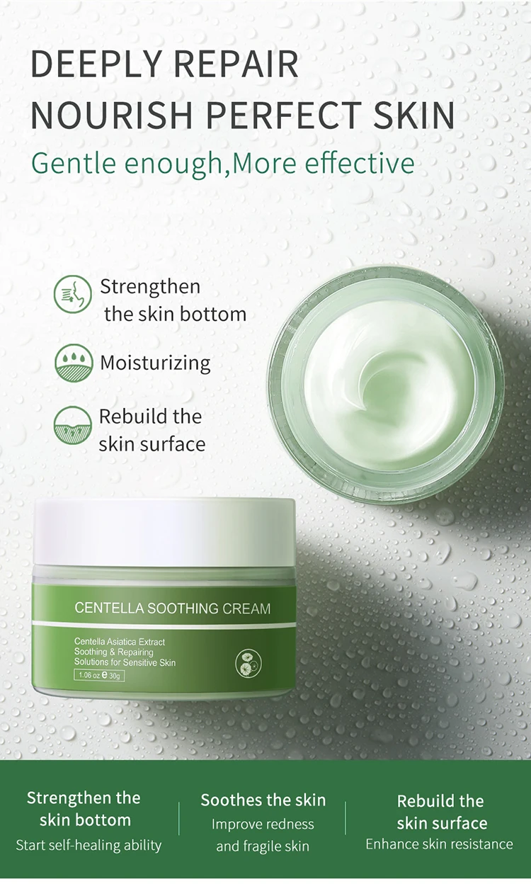 Professional moisturizing skin ever centella smoothing repair facial cream