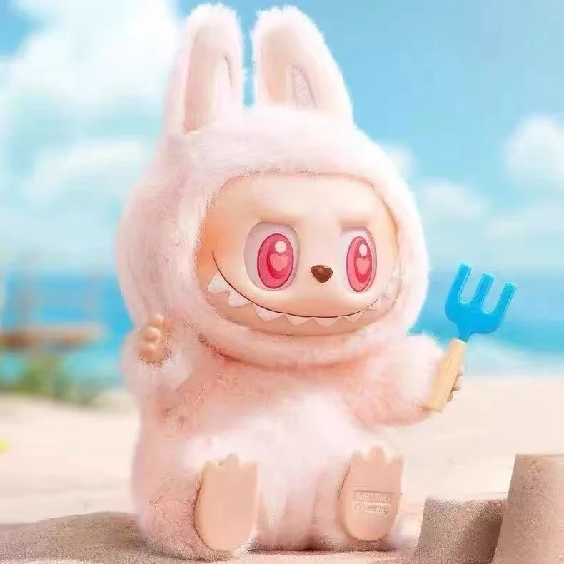 SS New Design Macron V2 Labubu Have a Seat Series Vinyl Toy Pendant Doll Collection Decoration