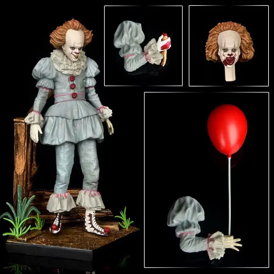 Movable PVC Action Figure Toy Horror Cartoon Collectible Model of the Return Clown