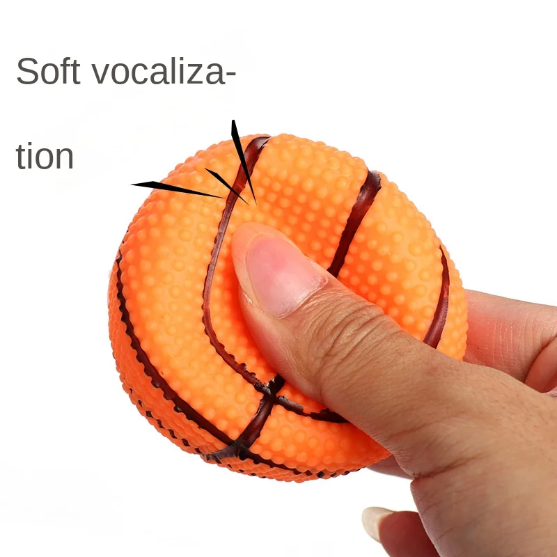 Bite-Resistant Pet Squeak and Chew Toys Pet Interactive Movement Toys for Dog Training Football Toys