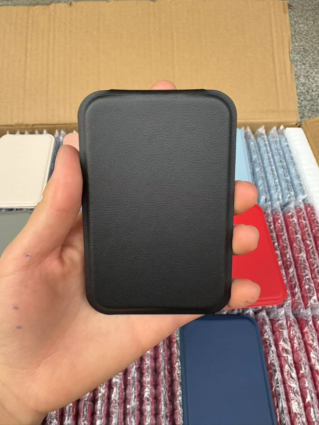 Zonyin High Quality Pu Leather Pocket Mirror LOW MOQ Custom