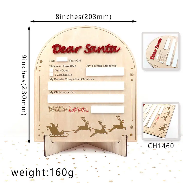 MD141CH1460 Laser-Printed Tree Shape Menu Bar Wood Grazing Table Sign Ornament Weddings Christmas Christmas Ball Tree Ornaments details