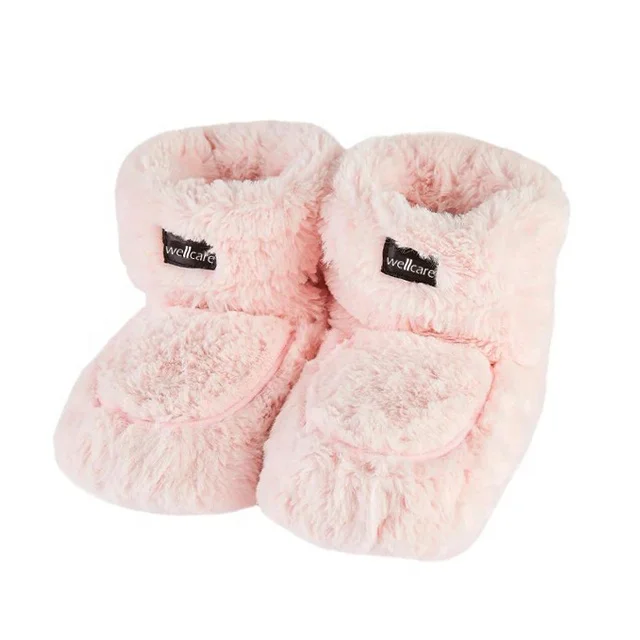 Flax Lavender Microwave Heating Slippers