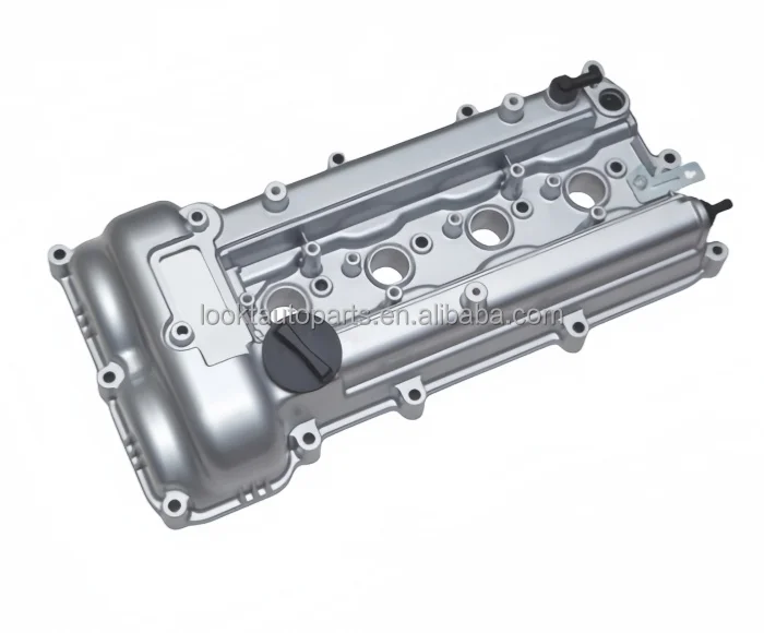 LOOKT Aluminum 11201-21070 Cylinder Head Cover Sub-Assy for Toyota