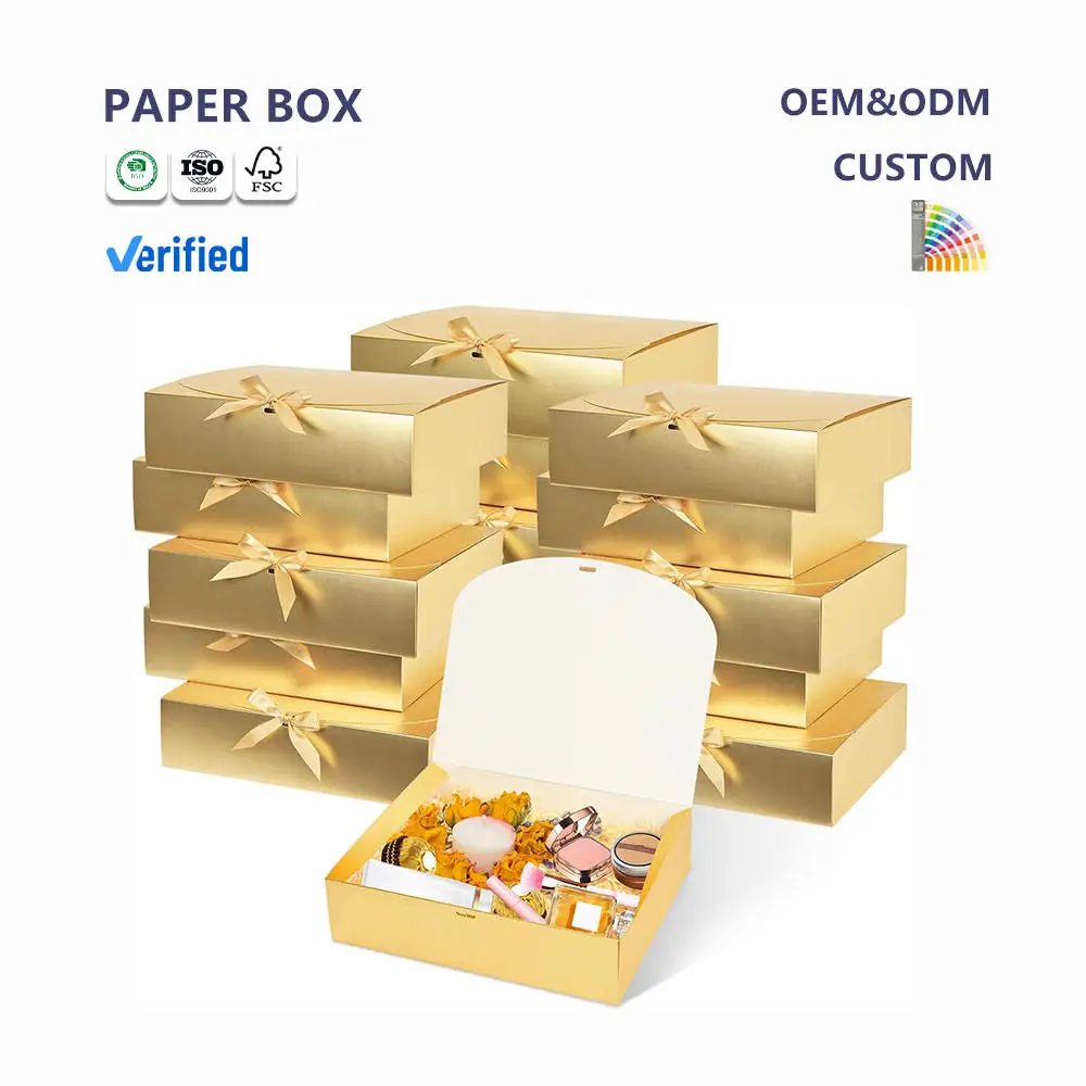 Elegant Paper Gift Box With Custom Logo Suitable for Valentine's Day Presents Premium Quality Ideal for Romantic Gifts