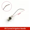 Aguja de irrigación recta de 8 pulgadas