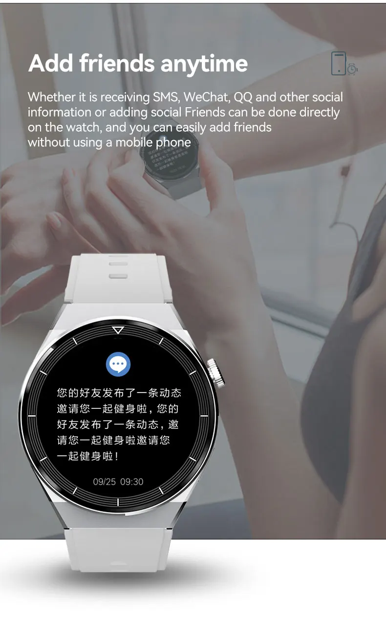 GT3 Max Smart Watch - Touchscreen Fitness Tracker