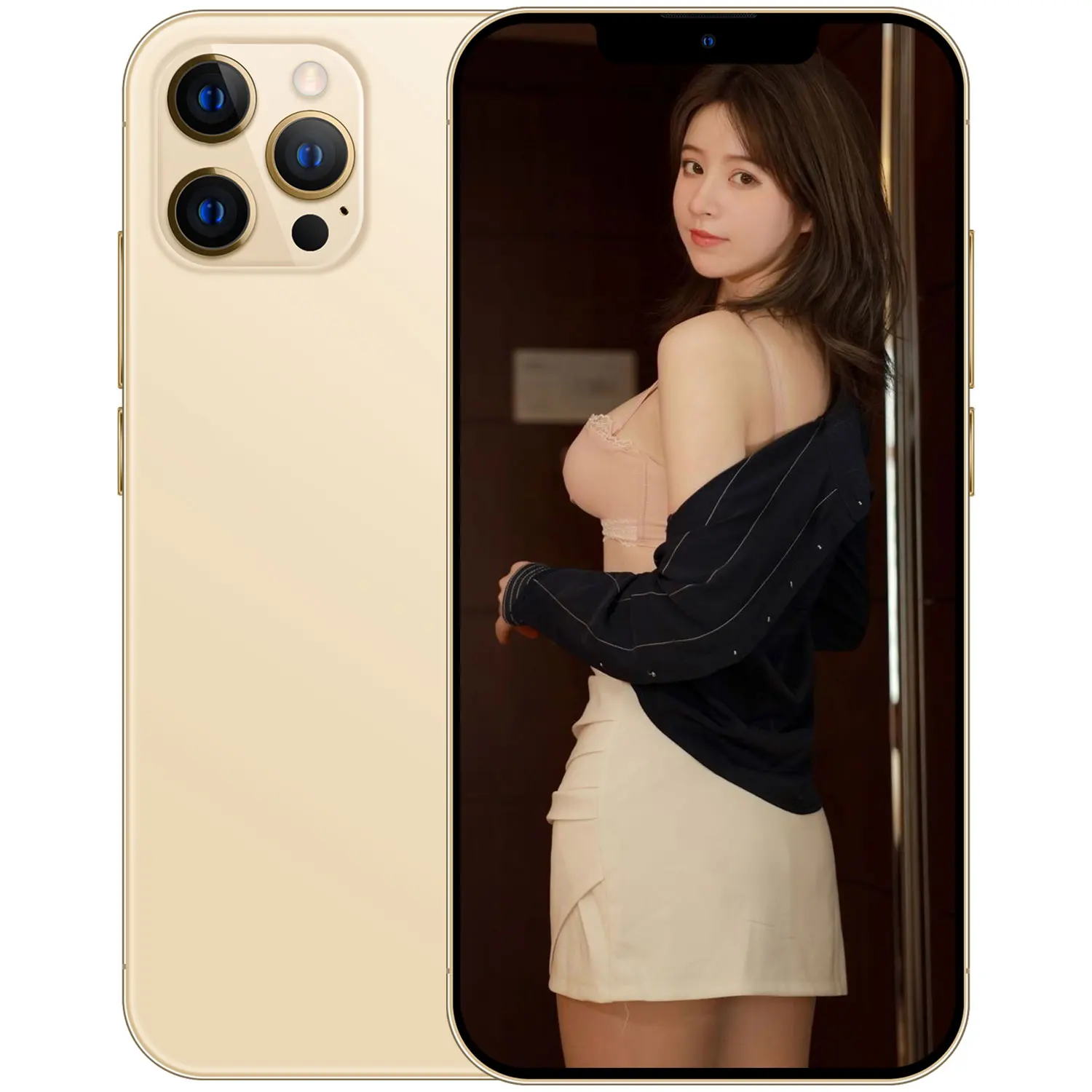 2021 оригинальный i12 Pro Max 6,7 дюймов MTK6799 Android10.0 смартфонов 12GB + 512GB 5G телефон 5600 мАч Power Bank мобильный телефон