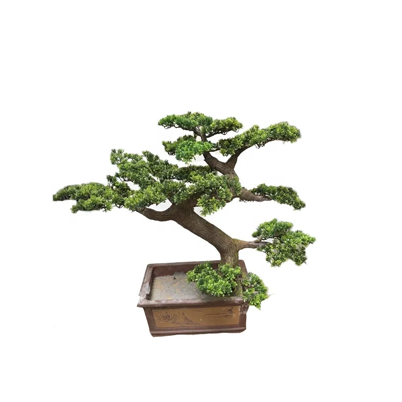 90cm Height Indoor Mini Green Pine Tree 90cm Height Artificial Bonsai Plant  for Sale
