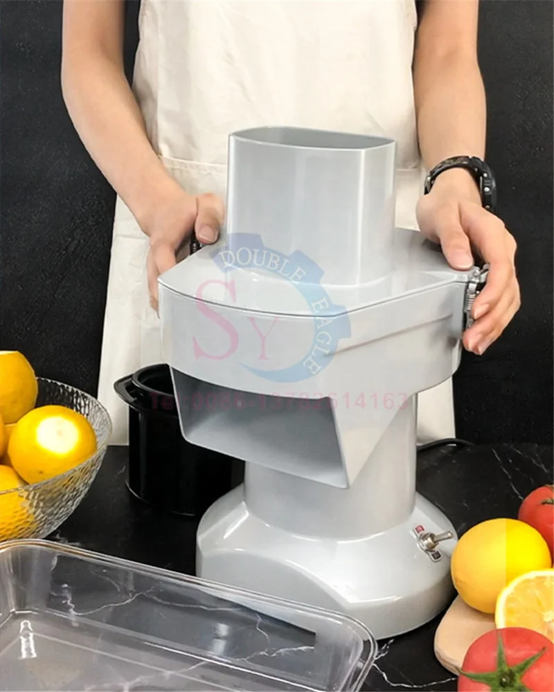 Commercial Vegetable Cutter Dicing Machine Carrots Potato Shredder Multifunctional Electric Slicing Shredding Kitchen Equipment
