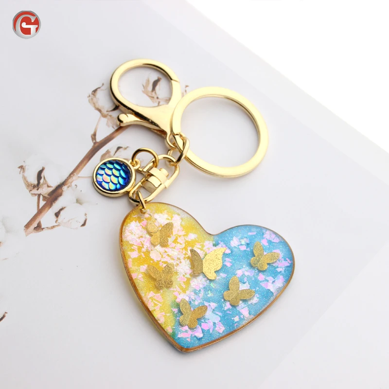 Оптовая продажа с фабрики, имеющийся нежный брелок с кисточками в стиле бохо, модный подарок, акриловый, Цинковый, полипропиленовый пакет, кристальная картина, приветствуется OEM