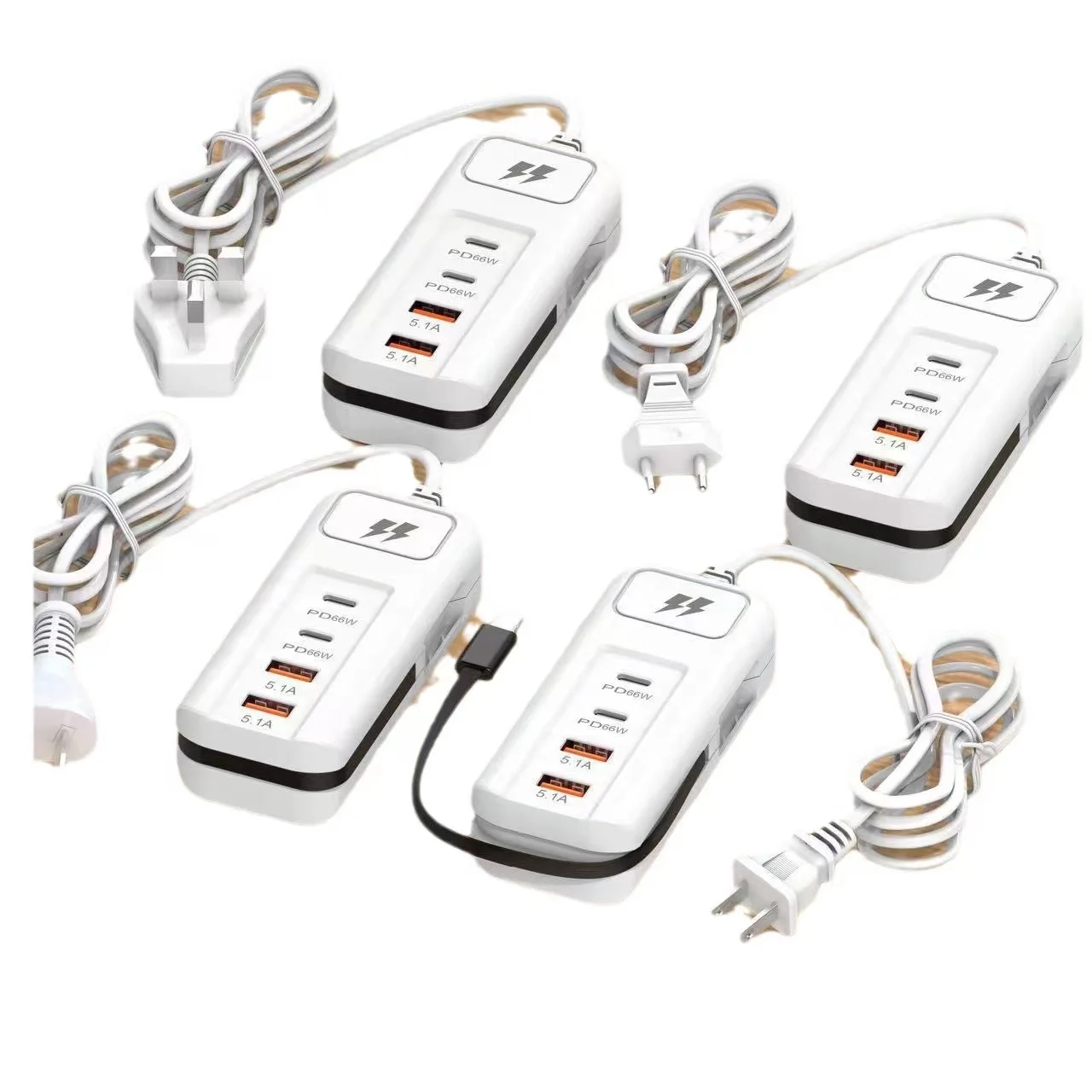 thumbnail image 2 of Electric Car Charging Station With Multiple Ports For Simultaneous Charging Stock Illustration 2 of 14