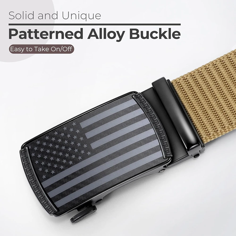 Fashionable Breathable Durable Adjustable Training Multifunctional Tactical Belt Men Nylon Ratchet Belts