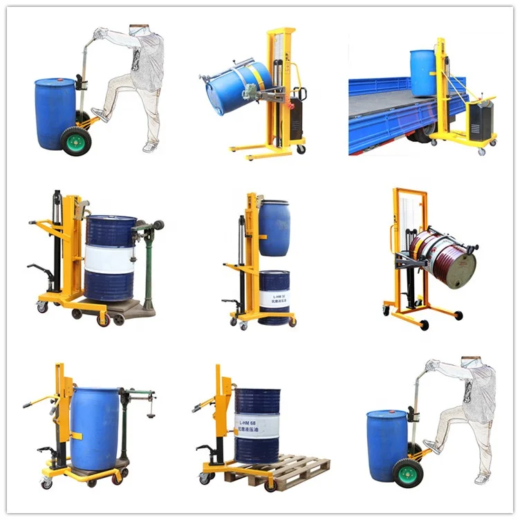 DA400A DA400B Factory Electric Drum Lifter Electric Oil Drum Forklift Porter Lifter 400KG
