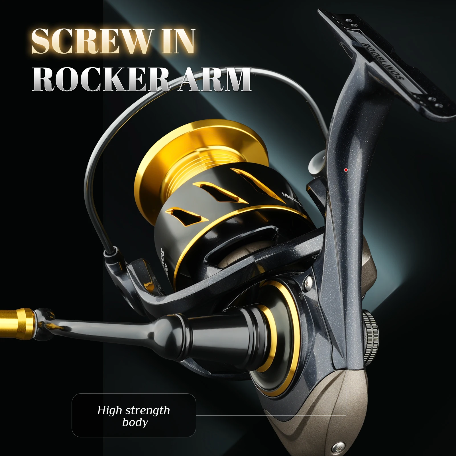 Rooblinos SW 5.1:1 SW18000HG 海水スピニングリール トローリング