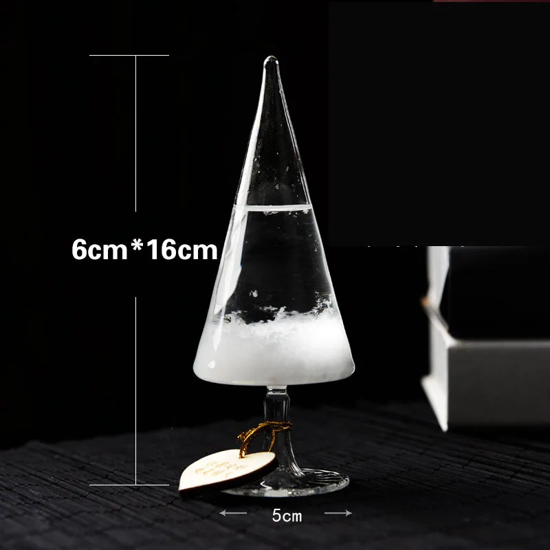 Glass Barometer Bottle Weather Forecast Waterdrop Storm Glass Bottle