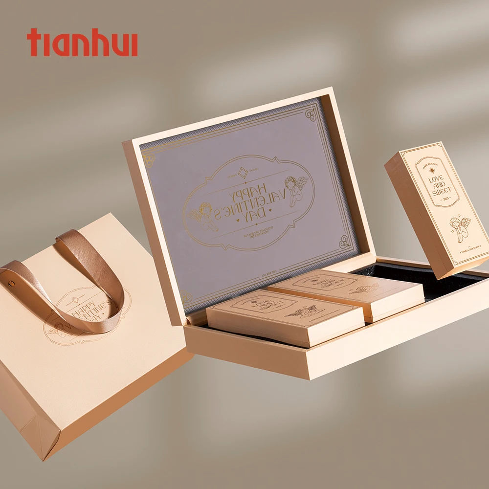 Tianhui Empty Gift Box Custom Luxury Valentine's Day Chocolate Candy Gift Box