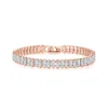 Oro rosa + piedra blanca 18cm