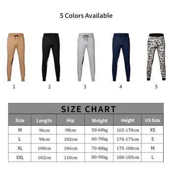 mens joggers zipper casual pants with