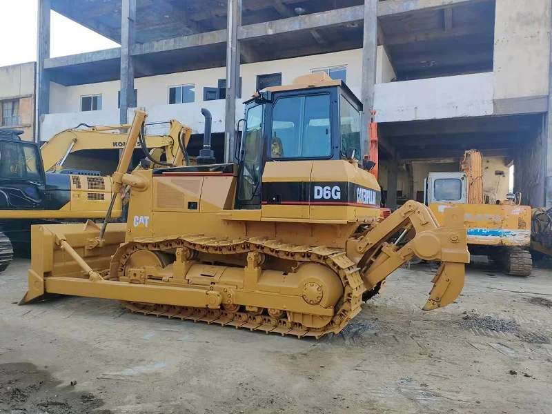 Used CAT D6G Bulldozer Machine Economical D7 D6 D5 D4 Caterpillar Machinery With Engine and Pump Core Components