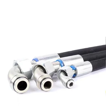 High Pressure SAE100 R1 R2 R12 R13 Flexible Hydraulic Rubber Hose Popular Market Made NBR Material Custom Cutting Available