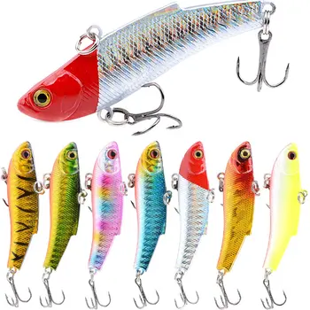 7cm 17g VIB Lure Bionic Artificial Hard Fishing Baits 7 Colors 3D Eyes Lures Sea Fishing Bait Long Cast Bass Bait New Arrival – Hard Lure – view 2