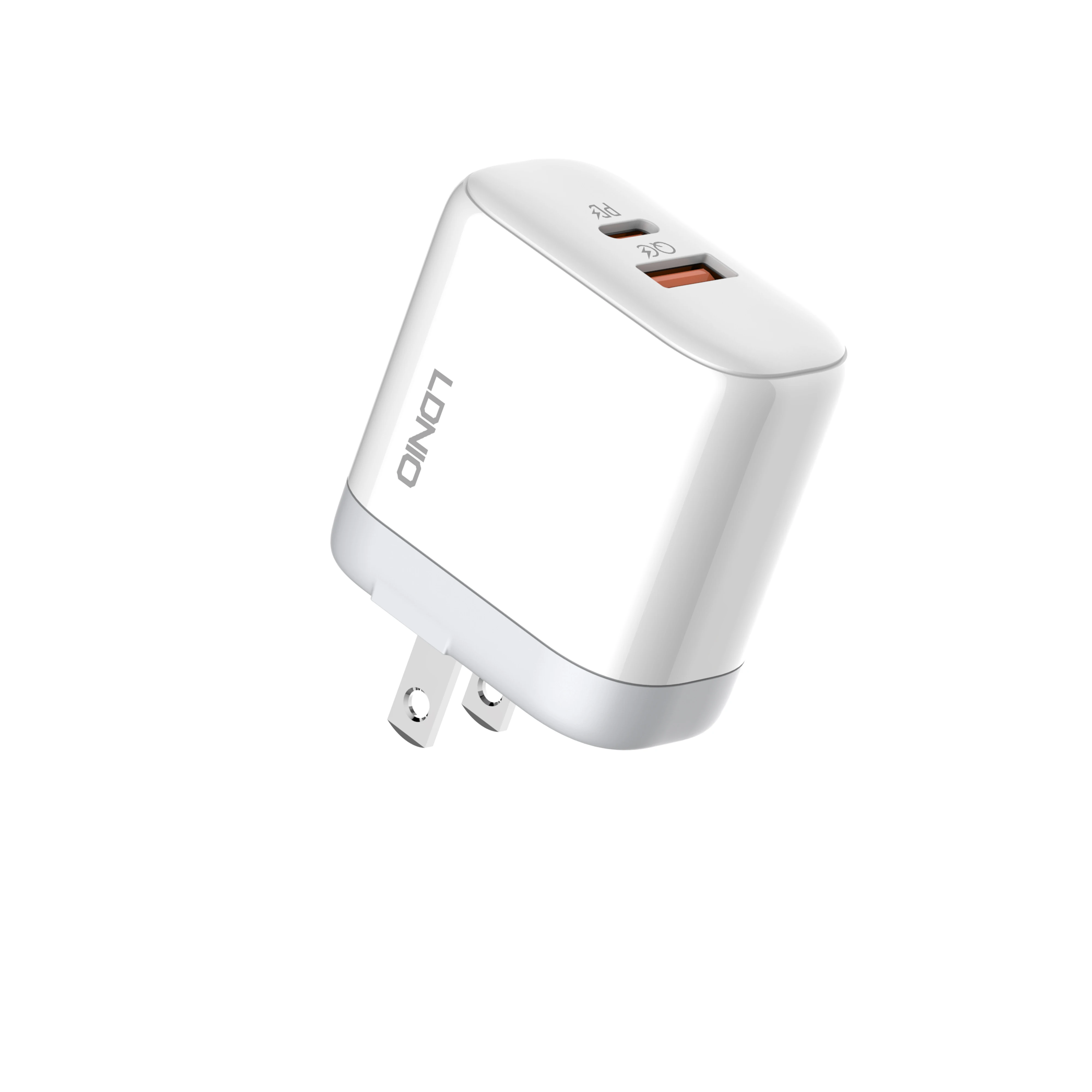 LDNIO A2526C US UK EU Plug PD 45W Charger Type C Mobile Phone Fast Charging Wall Charger