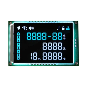 Manufacturer Custom Black Background VA BTN LCD Display Panel Cheap Lcd Screen Custom Size LCD Display for Motorbike