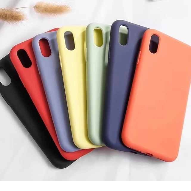 High Quality Soft Phone Case Liquid Silicone Cover Fiber Inside Silicon  Back Cover Case For Iphone 11 12 Case Fundas De Telefono - Buy Liquid  Silicone
