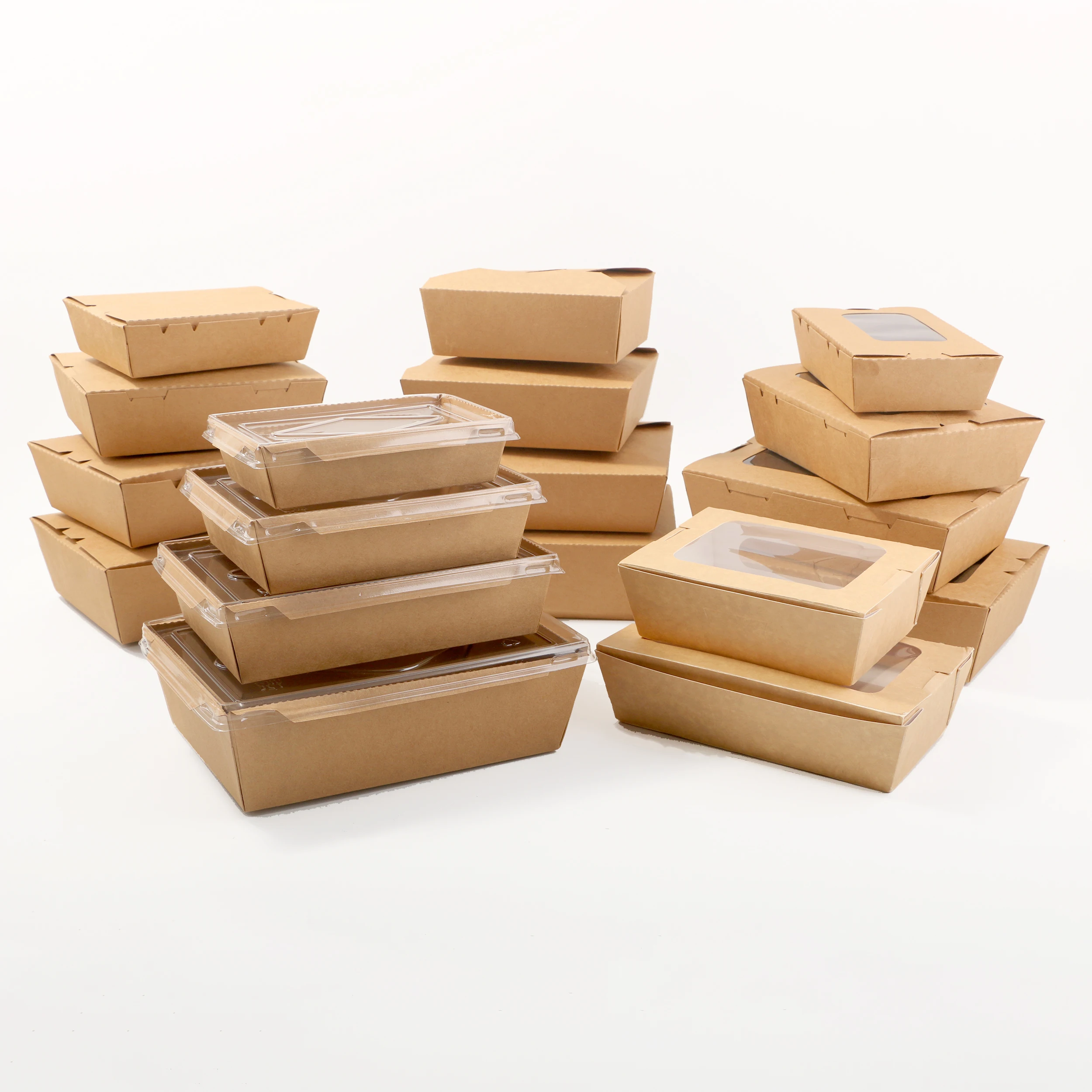 Количество бумажная упаковка. Одноразовый контейнер крафт. Коробки для еды. Картонные коробки для еды. Бумажная упаковка для еды.