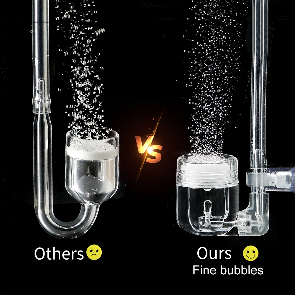 Wholesale Replaceable Co2 Diffuser Ceramic Aquarium Co2 Diffuser Atomizer with Bubble Counter