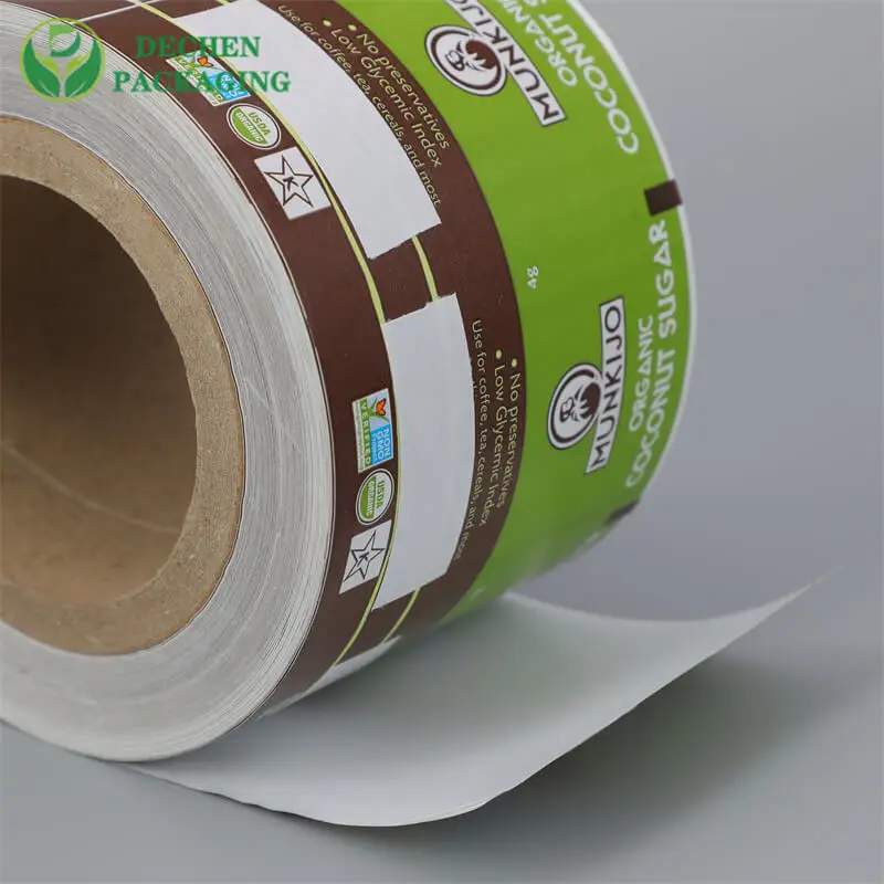 Ldpe Coated Laminating Laminated Film Sugar Stick Double Pe Paper Roll