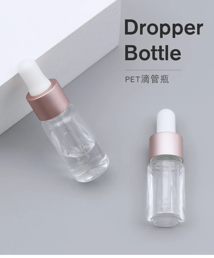 Small Lovely Plastic Bottle With Dropper