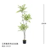 Nandina domestica de tres tallos, estilo D, 3 cabezas, 150 cm