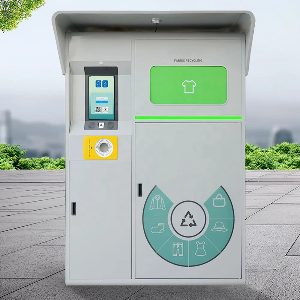 Intelligent Recycling Box Smart Donation Bin Smart Clothes Recycling Waste Bin