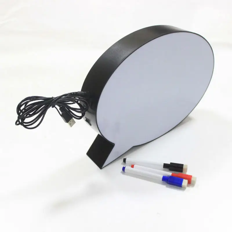 DIY Handwriting Message Board Speech Bubble Light Box