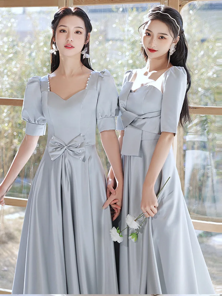 Rayon Polyester Lace Long Chiffon Bridesmaid Dress - Floral A-Line Gown for  Adult Women, Sleeveless, Floor-Length Style