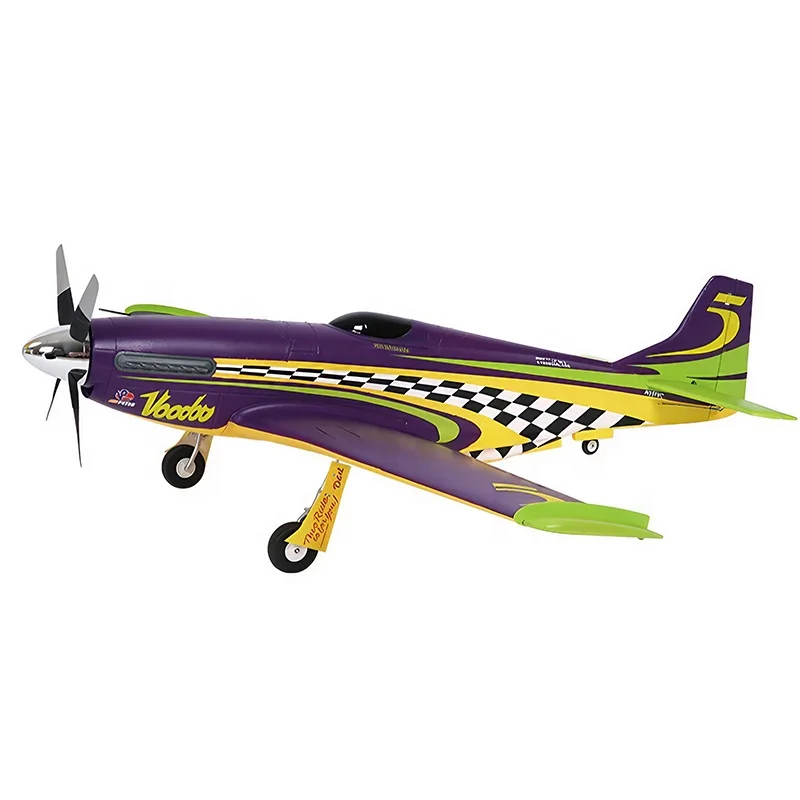 FMS P-51マスタングV21100mmミスアメリカブードゥーダゴレッド