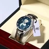 2 Silver Case Blue Dial
