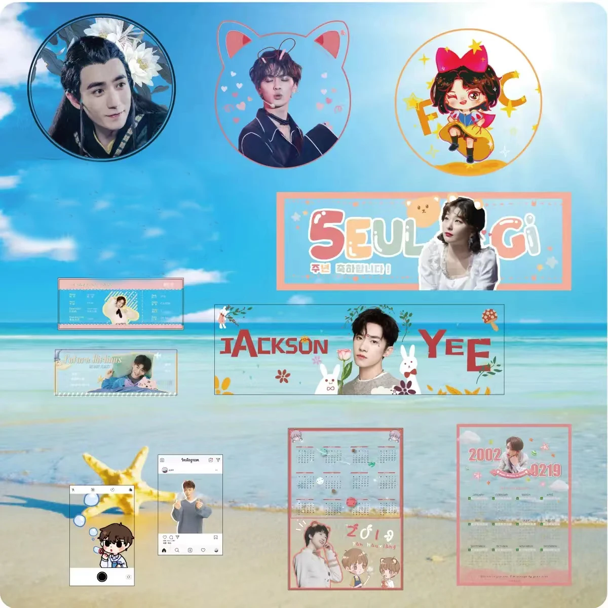 Wholesale Custom Korean Star Kpop Gift Plastic Clear Pvc Transparent