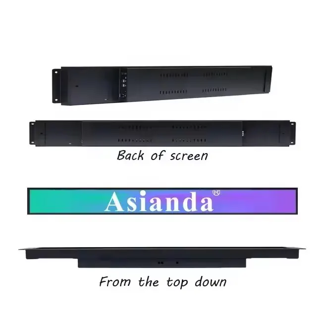 Ultra Wide Shelf Edge Header Monitor Stretched Bar LCD Display Screen Digital Signage