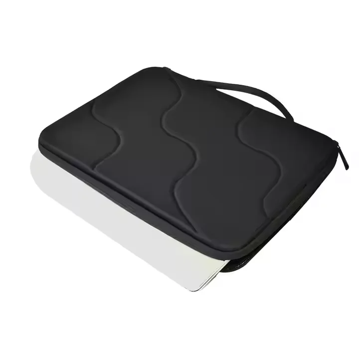 OEM EVA Bolso de protección de portátil a prueba de golpes Portafolio de manejo a prueba de agua Cuerpo de portador de computadora Cuerpo de manga de tabletas para Macbook LBX1214-1