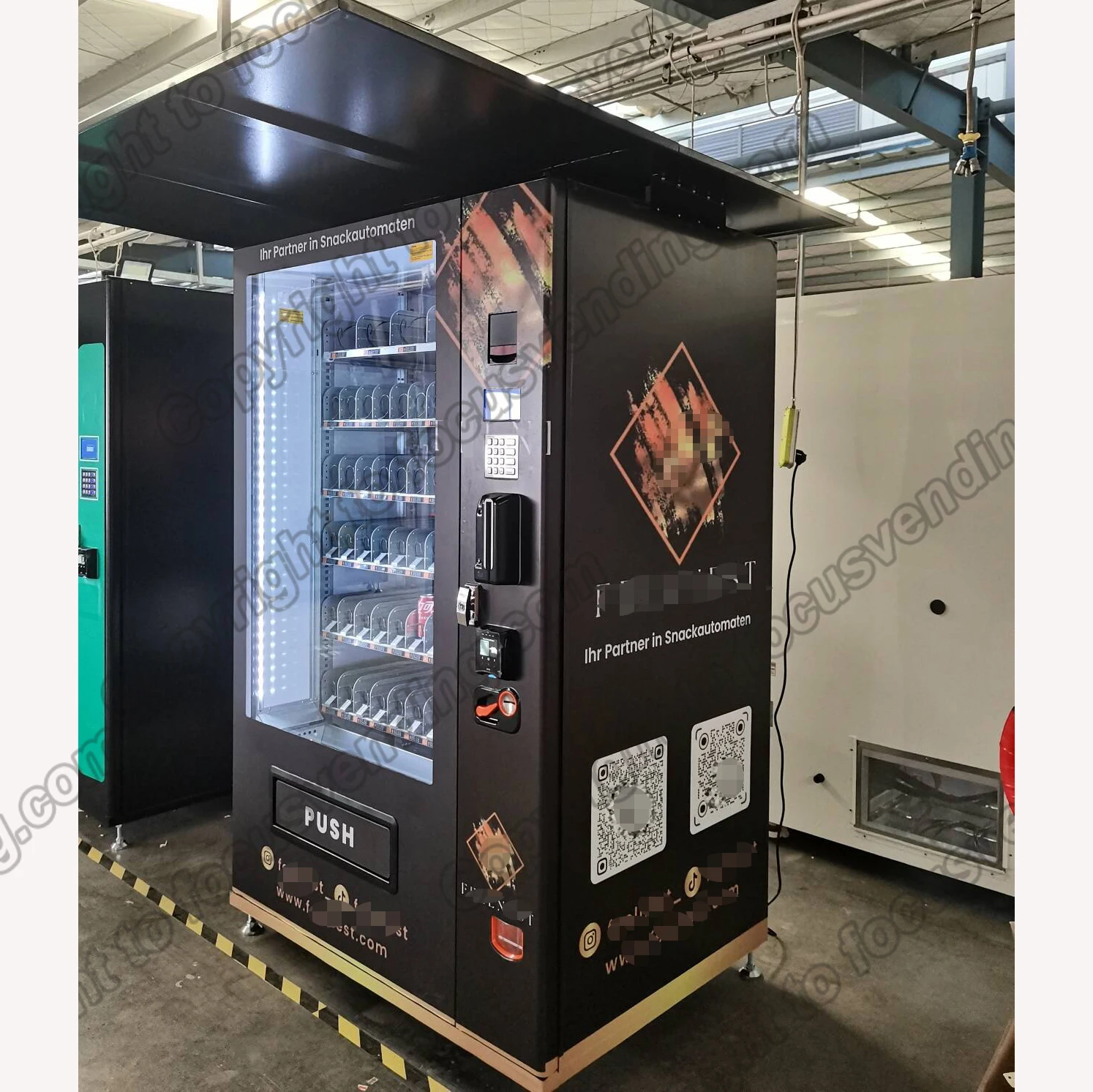Alibaba.com: FOCUSVEND Automatic Snack Vending Machine with ...